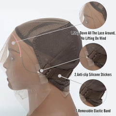 Be-Youtiful Hair 150% Density 13x6 Parting Max Glueless Lace Wig 3D Cap Pre-bleached Lace Front Wig Straight